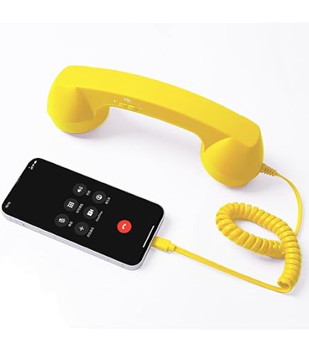 電話機をハンズフリーに 昭和レトロ「 SPEAK-R-PHONE 」未開封 美品 Amazon.co.jp: [COVANK]ハンズフリー Type-C接続 レトロ受話器 携帯